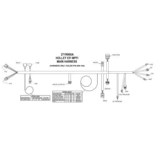 Holley EFI 550-501 HP EFI Universal Mpi Retrofit Kits