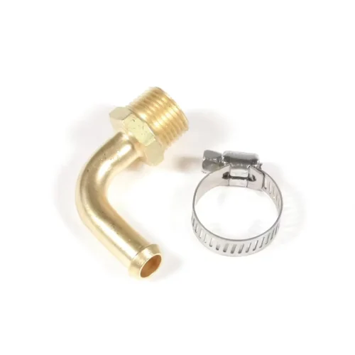 Mr Gasket 2966 Fuel Fittiing, 90 Degree, Brass