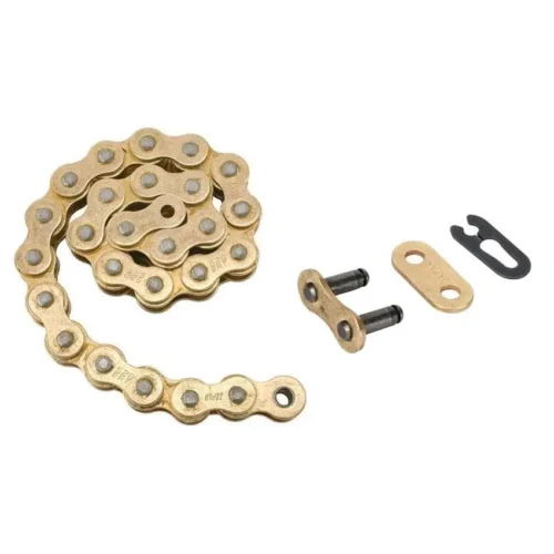 Micro-Sprint Racing 520 Gold Drive Chain and Full Master Link