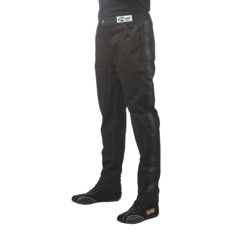 RaceQuip 112009RQP 112 Series 1-Layer Fire Suit Pants, Black, 4XL