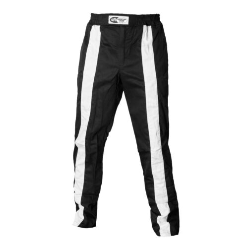 K1 RaceGear 22-TR2-NW-LXL Triumph 2 Pants, Black, White, LXL