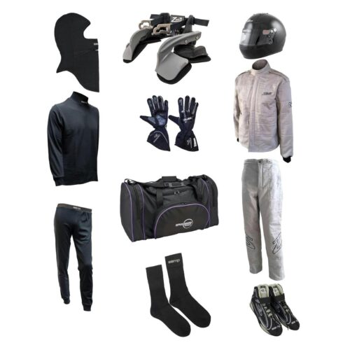 Zamp Mega Racer Safety Kit, ZR-30 Triple-Layer 2-Piece Suit Combo