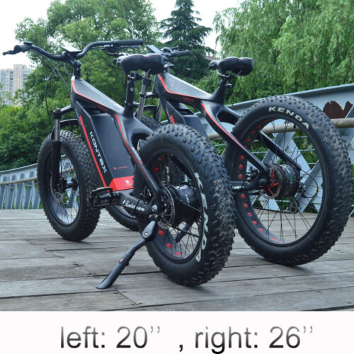 Kontax Carbon Fiber EBike 20″ and 26″ Tires
