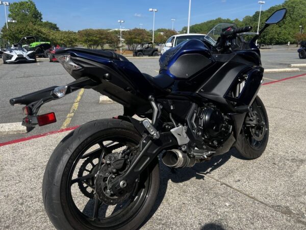 Used 2021 Kawasaki Ninja® 650 Metallic Spark Black/Pearl Nightshade Teal - Image 4