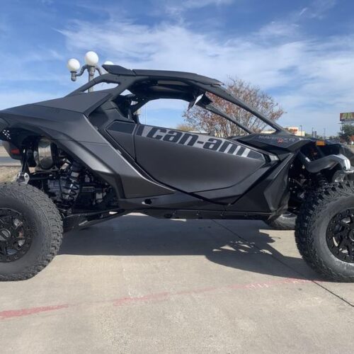 2024 Can-Am® Maverick R X RS with Smart-Shox Triple Black